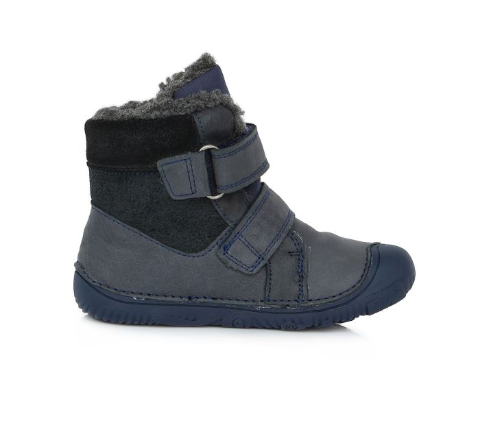 Bélelt bőr bakancs W073-688AM ROYAL BLUE 26-31 méretben large