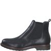 TAMARIS BOKACSIZMA 1-25056-29 003 BLACK LEATHER thumb