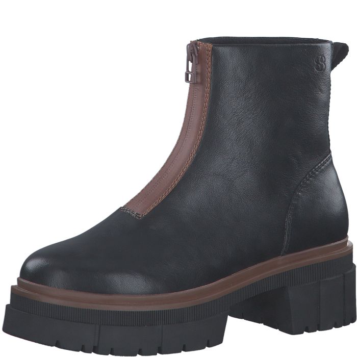 S.OLIVER NŐI BOKA CSIZMA 5-25409-29 035 BLACK/TAN large