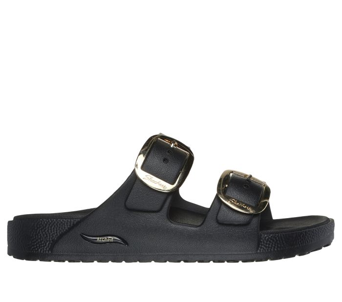 SKECHERS Foamies: Arch Fit Cali Breeze - Gold Star  111592 BLK large