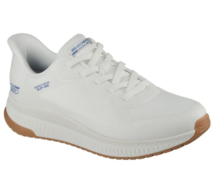 Skechers Slip-ins: BOBS Sport Squad Chaos 4 118423 WHT   large