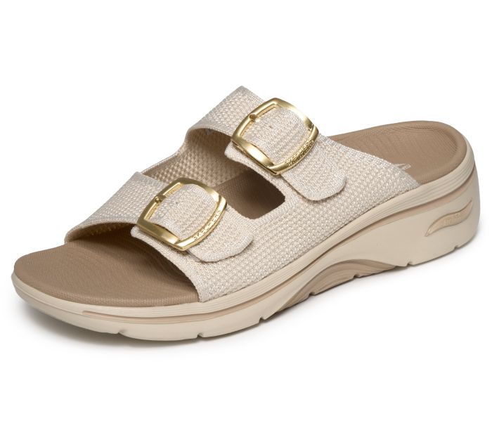 Skechers GO WALK Arch Fit 2.0 Sandal - Chloe   140871 NAT large