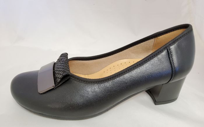 női elegáns bőr cipő  891 Czarny B/397 large