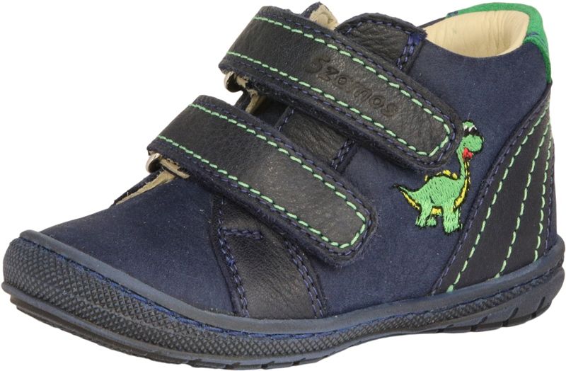 Szamos kölyök bőr félcipő 1653-108211  kék-zöld  20-24 méretben