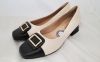 PICCADILLY Női elegáns cipő 160072-6 preto-off white thumb