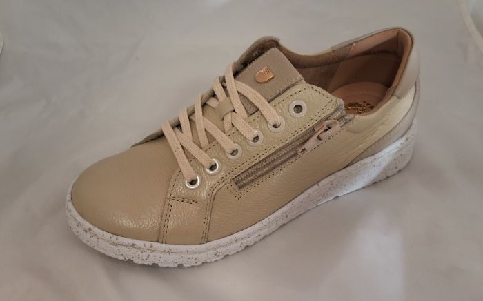 Női sportos bőr cipő AF-1499 Beige large