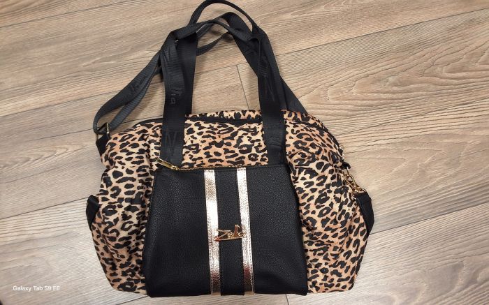 Női sporttáska 24128 párduc mintás large