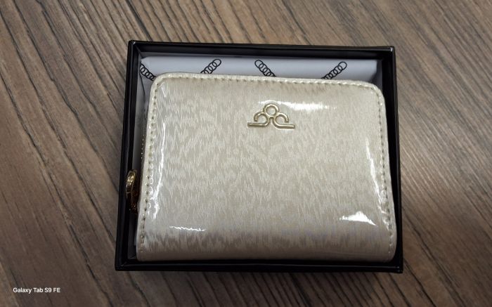 Bőr pénztárca L819009 SILVER large