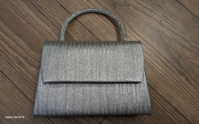 alkalmi táska 9422 silver large
