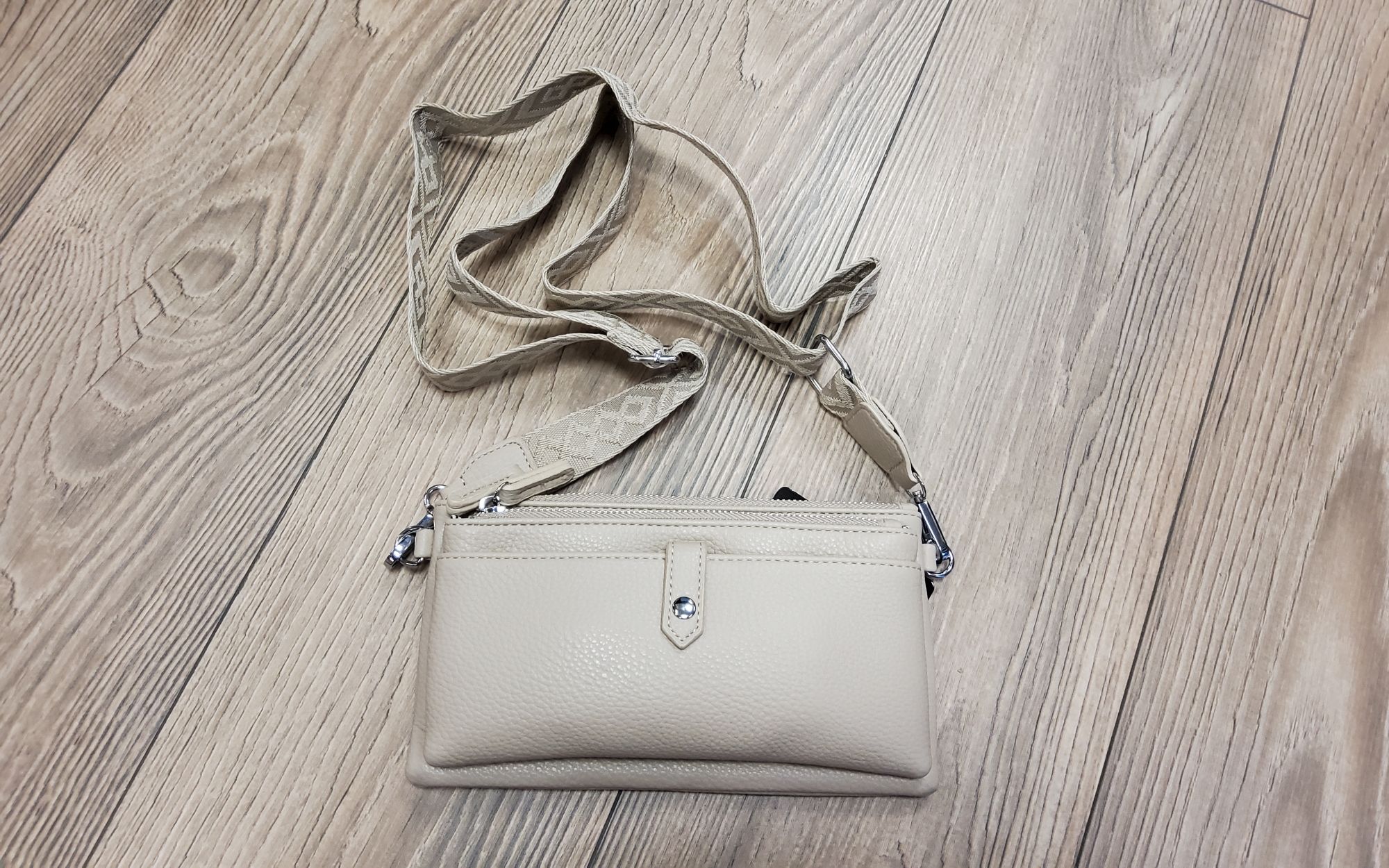 crossover jellegű test táska  7019 KHAKI