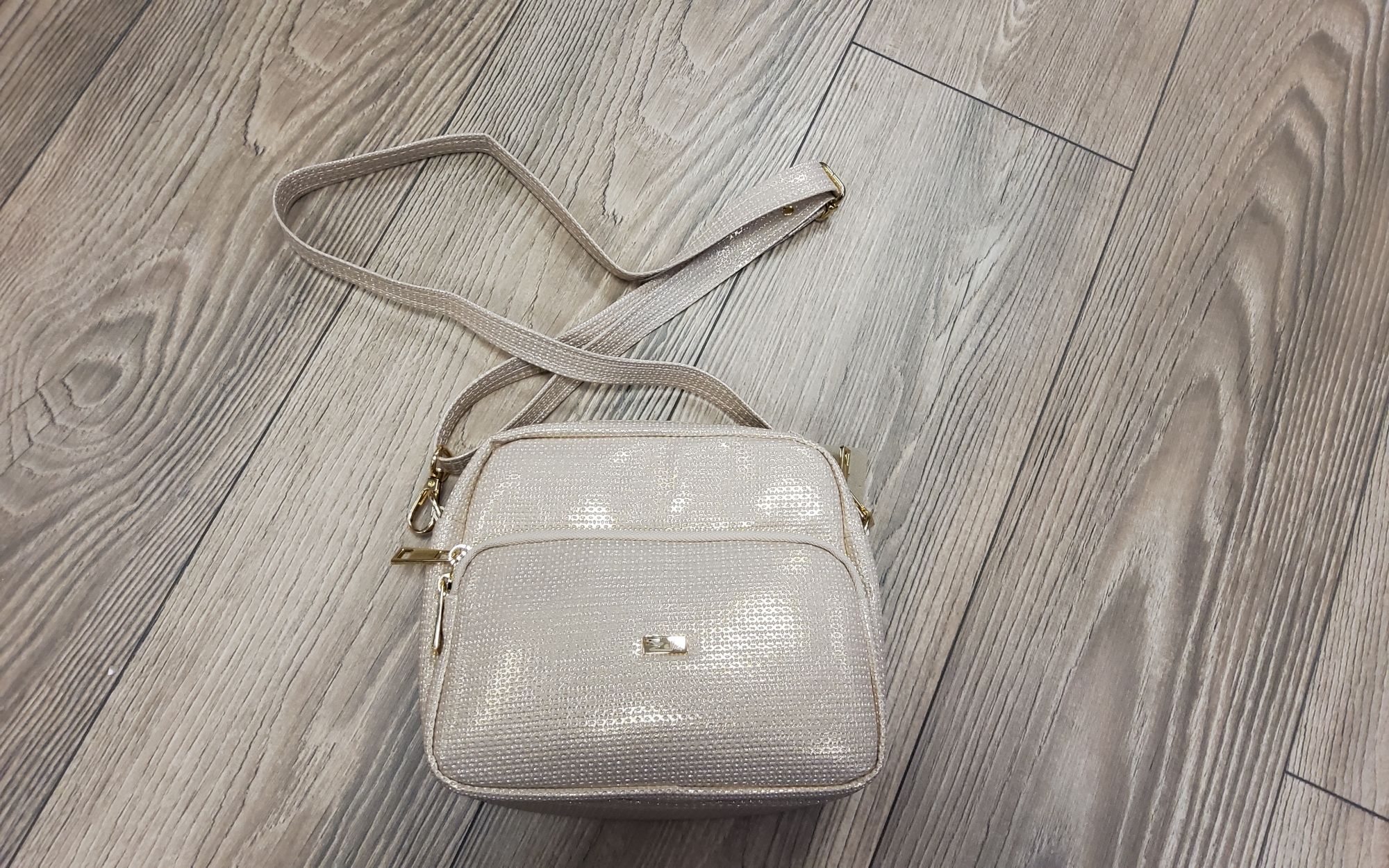 crossover jellegű test táska ZVN24010  rosegold