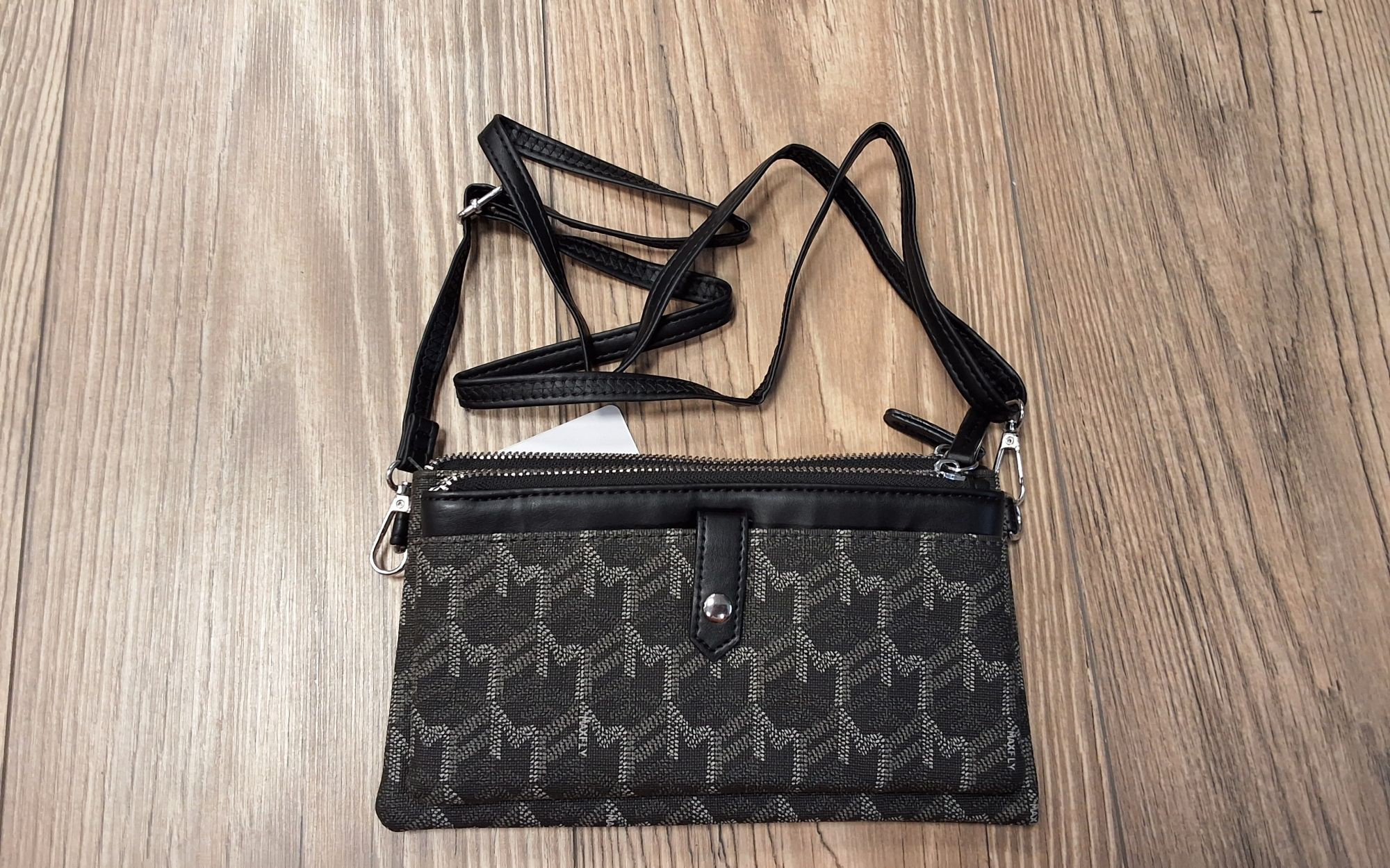 crossover jellegű test táska NEW7019 BLACK-BLACK