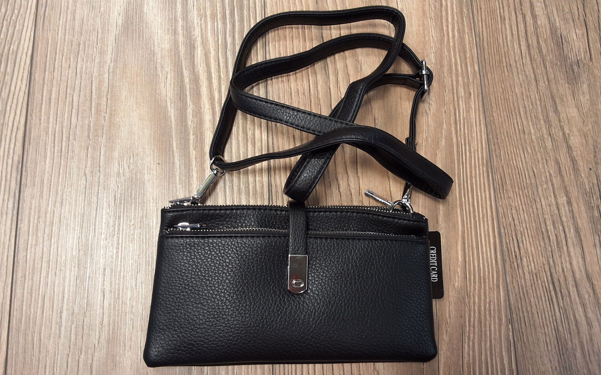 crossover jellegű test táska 8091 BLACK