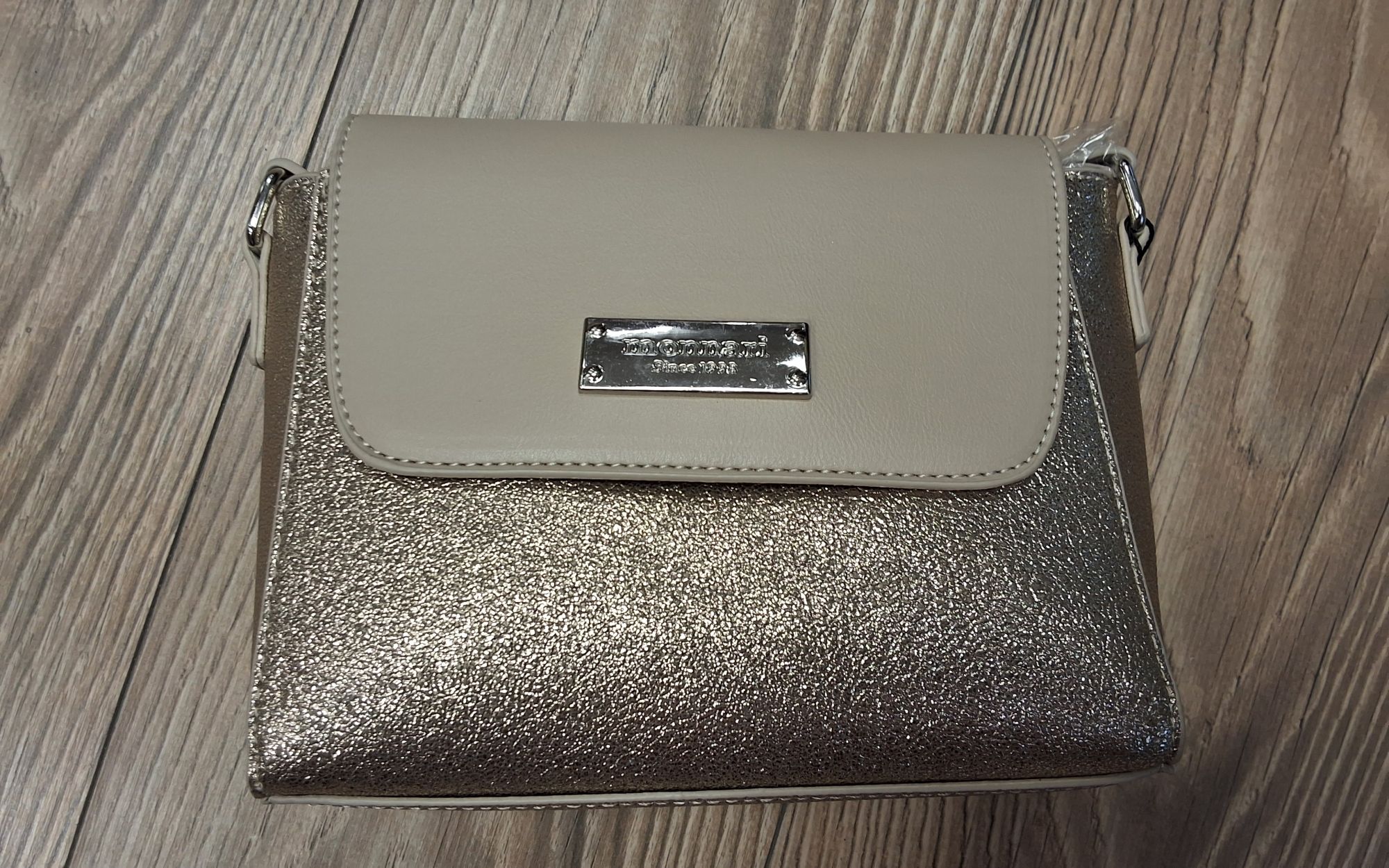 crossover jellegű test táska BAG2250-015 bézs kombi