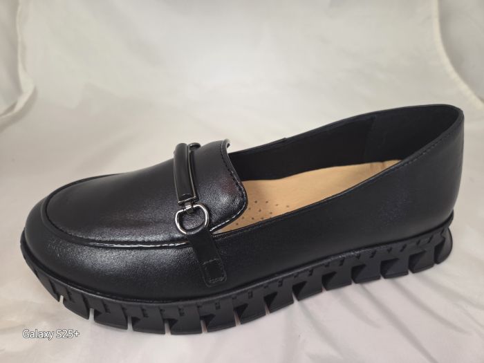 női bőr félcipő 2171 fekete  large