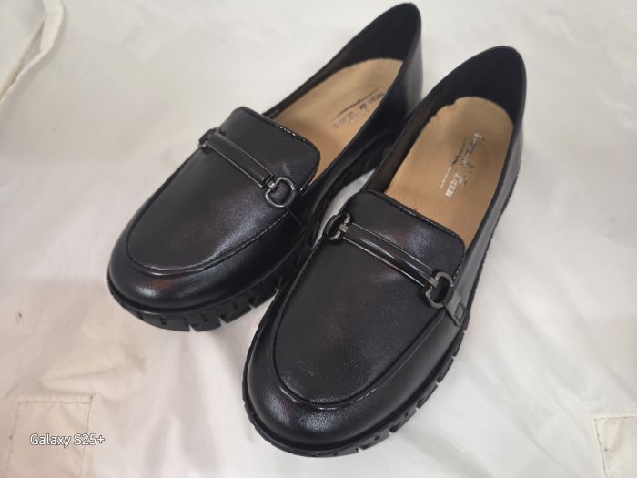 női bőr félcipő 2171 fekete  large