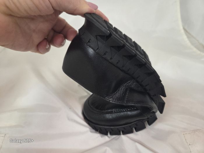 női bőr félcipő 2171 fekete  large