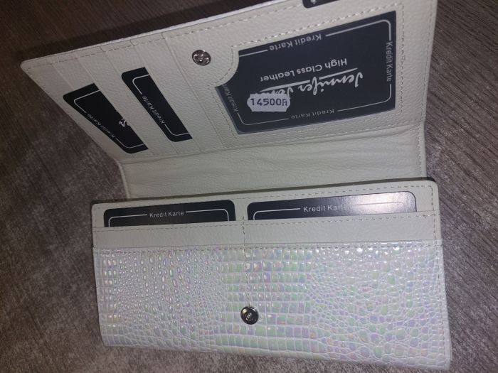 Bőr pénztárca 5288-2 fehér large