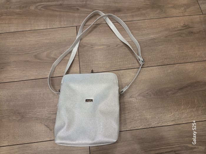 crossover jellegű test táska ZVN22004 Ezüst-Rimini large