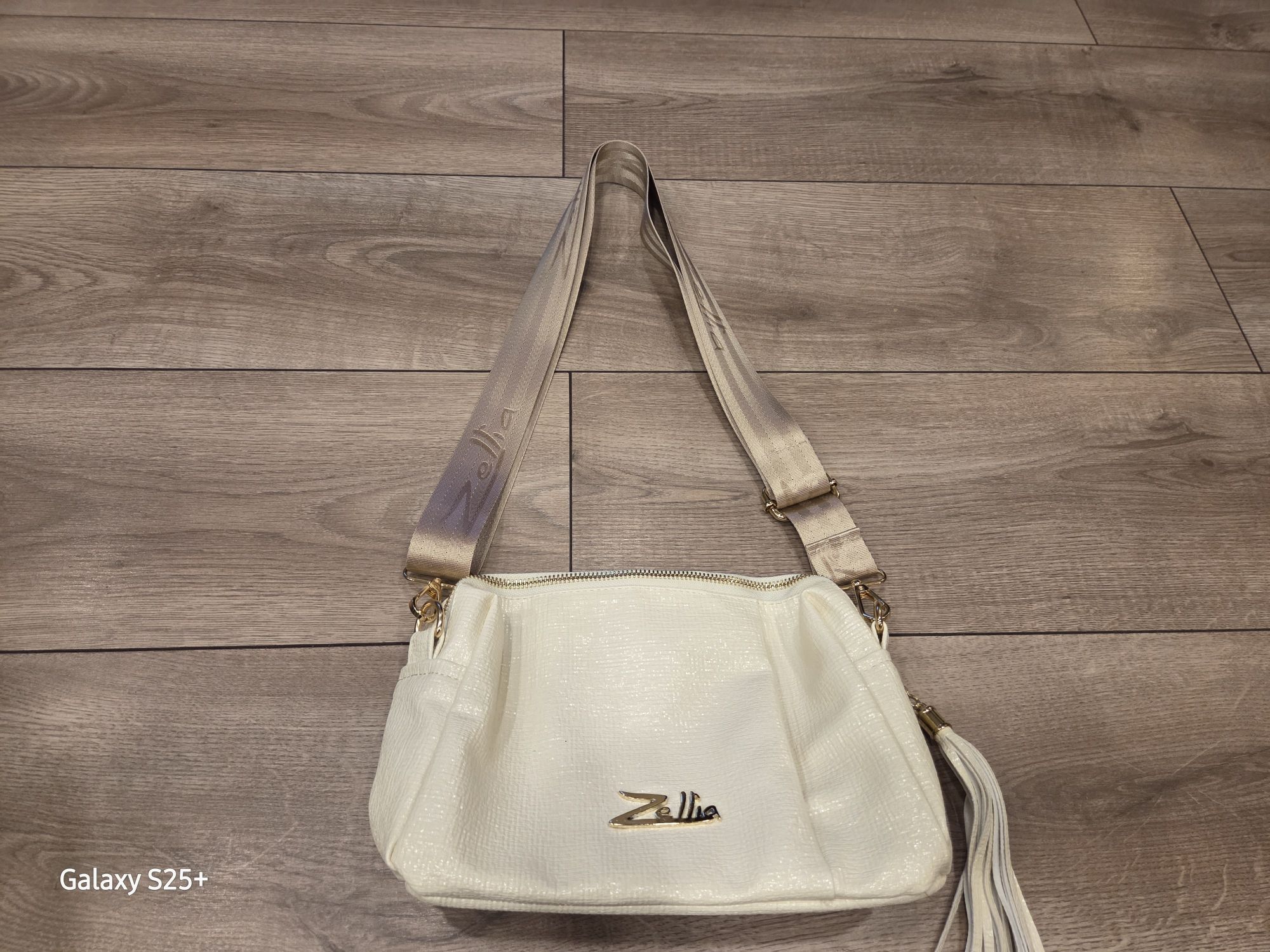 crossover jellegű test táska ZLB210 Világos arany