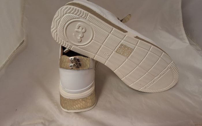 Carla Ricci bőr cipő 035.24-02659 Fehér-arany large