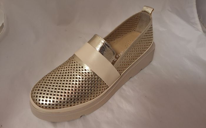 Carla Ricci bőr cipő 128.403-1 Arany  large