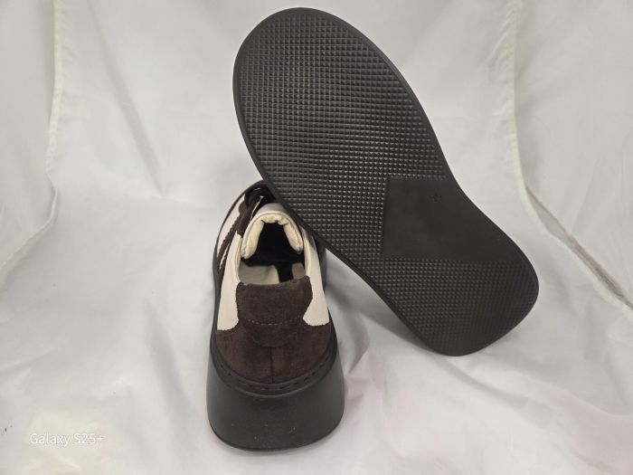  női bőr félcipő 2541-2257 2012 barna-bézs large