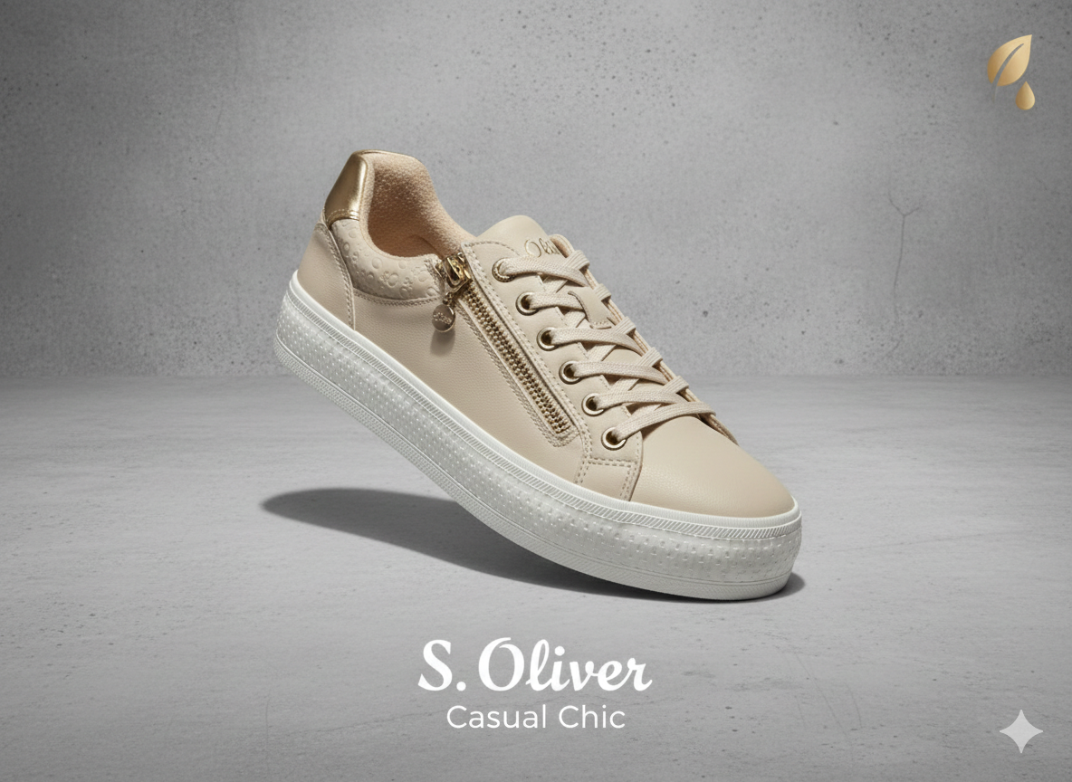 S.Oliver cipő 2177840.8100 Beige