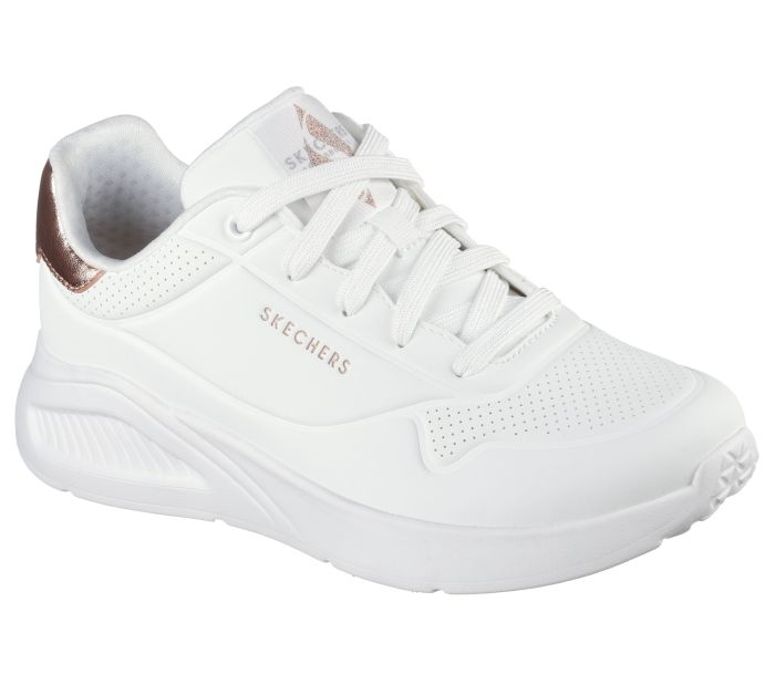 SKECHERS Uno Lite -Shimmer Along 177291 WHT large