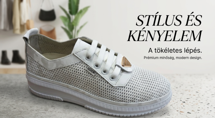 Női lyukacsos bőr félcipő  058 656 T046 fehér antik large