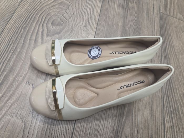 PICCADILLY elegáns női félcipő 110194-9 bézs large