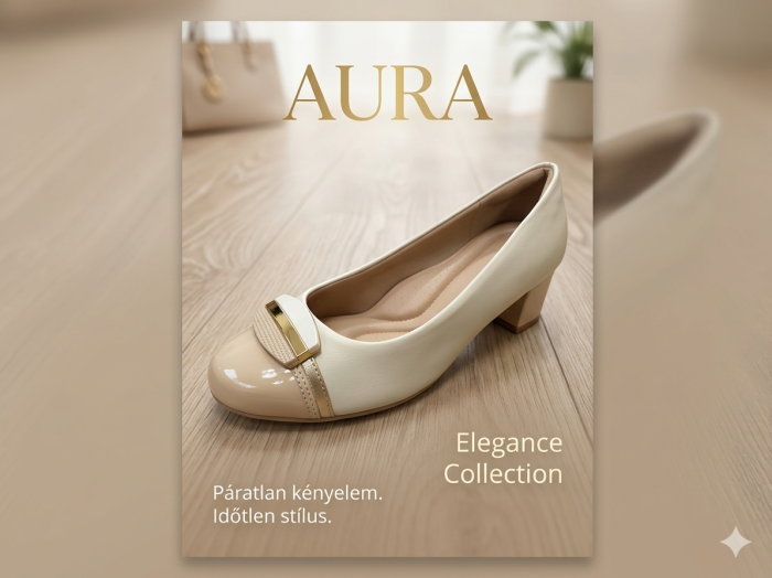 PICCADILLY elegáns női félcipő 110194-9 bézs large