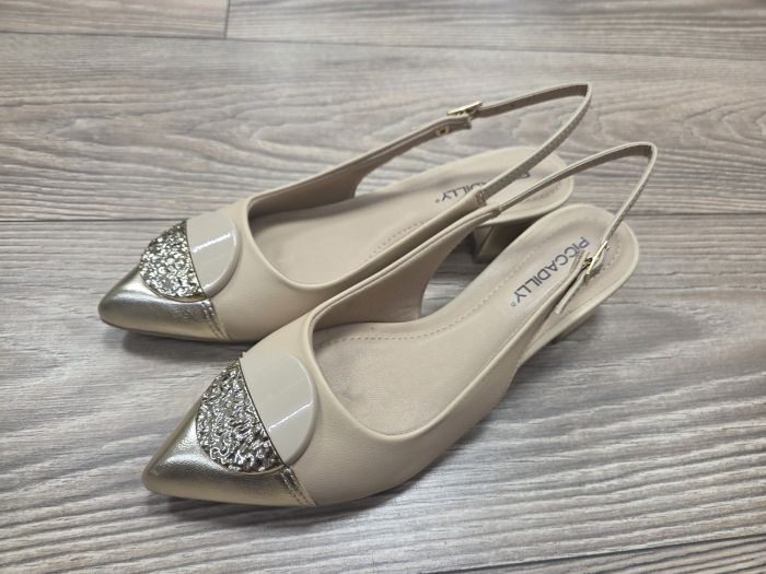 PICCADILLY elegáns női szling 739091-10 bézs-arany large