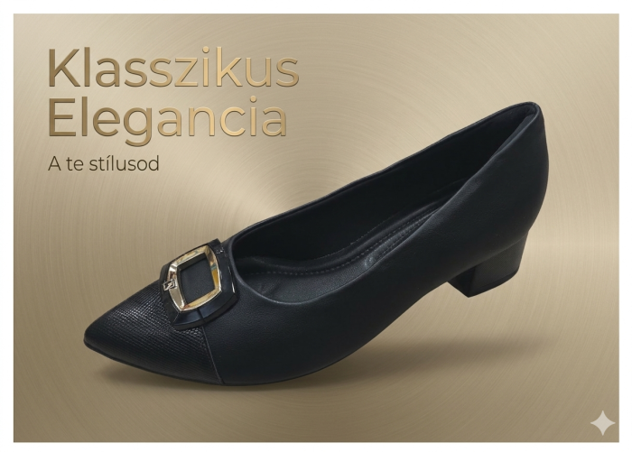 PICCADILLY elegáns női félcipő 739095-5 fekete large