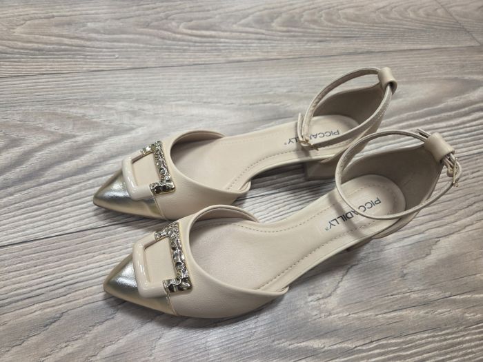 PICCADILLY elegáns női kiskérges cipő 739092-2 bézs large