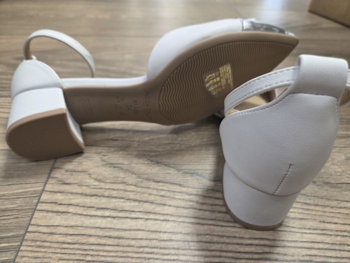 PICCADILLY elegáns női kiskérges cipő 739092-3 fehér-ezüst large