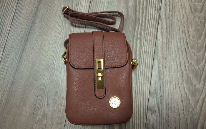 crossover jellegű test táska  3014 mocha brown large