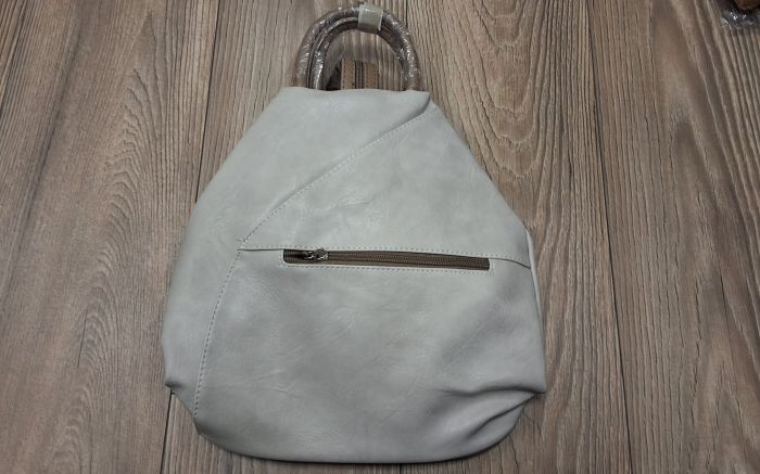 Divat hátizsák HB0206 BEIGE -TAUPE large