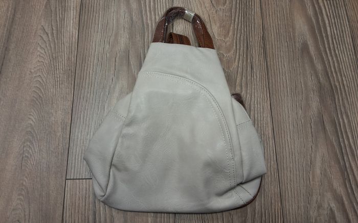 Divat hátizsák HB0139 beige-brown large