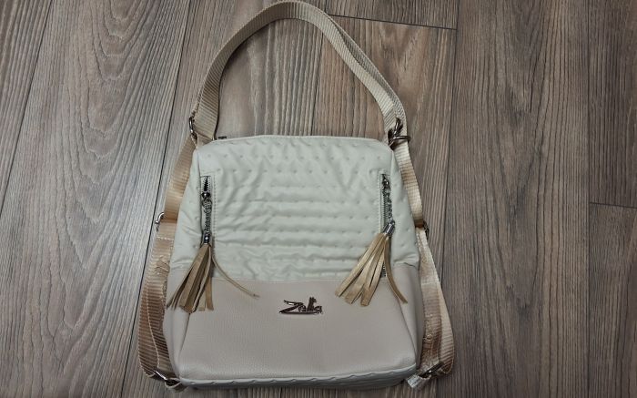 Divat hátizsák 22199 beige-ss large