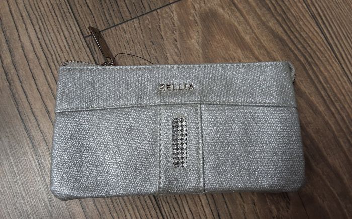 Női bőr pénztárca HZ-127 ezüst large