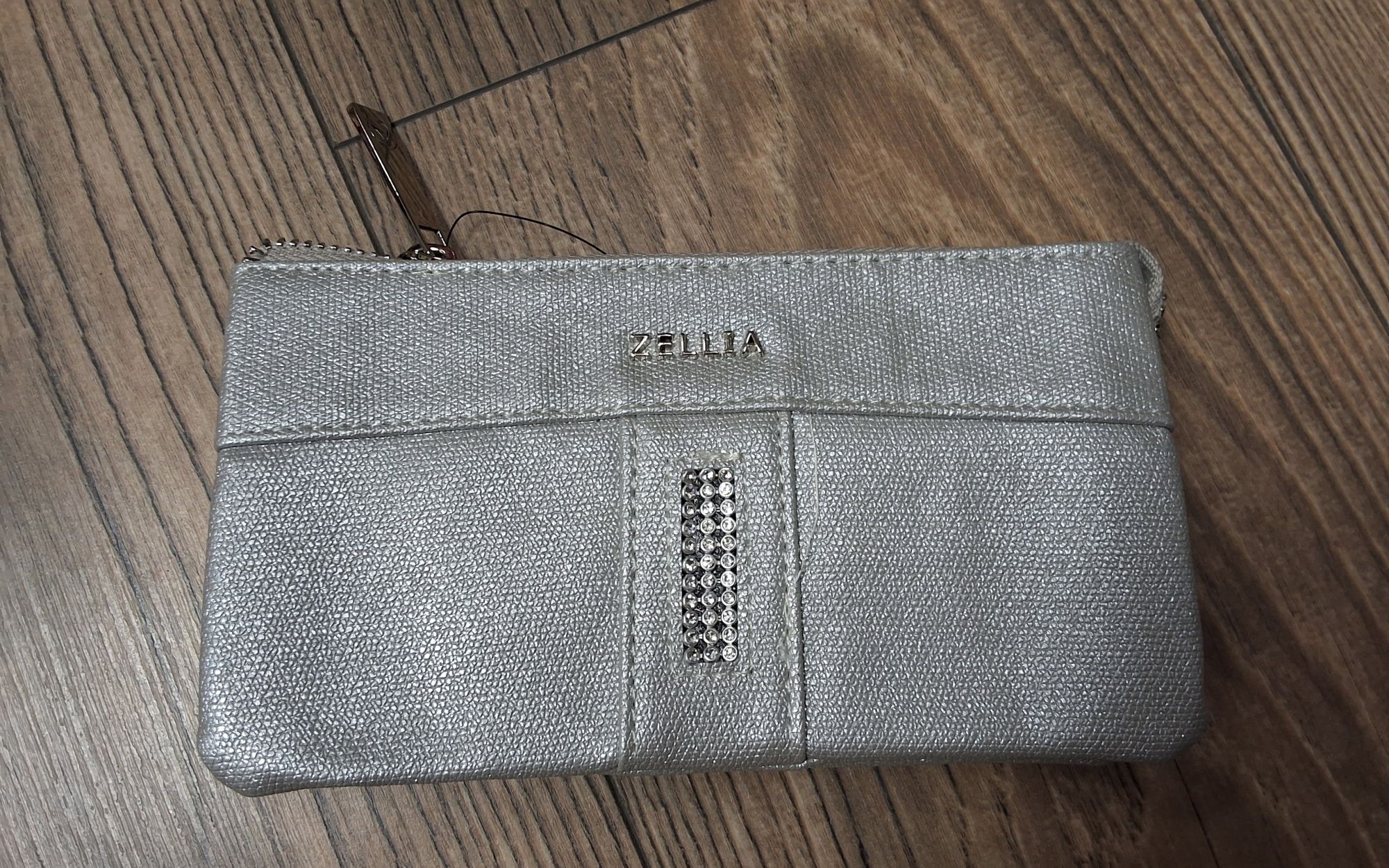 Női bőr pénztárca HZ-127 ezüst