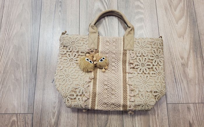 Női shopping táska D5111 apricot large