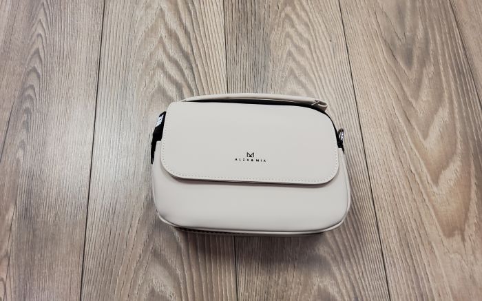 crossover jellegű test táska CD-9076 beige large