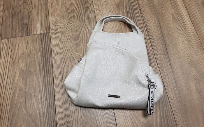 Divat hátizsák SR25-033H WHITE large