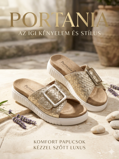 Női nyári bőr papucs 1816-13130 platino large