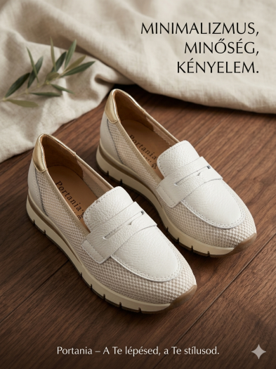 Női bőr félcipő 1810-11609 openair beige large