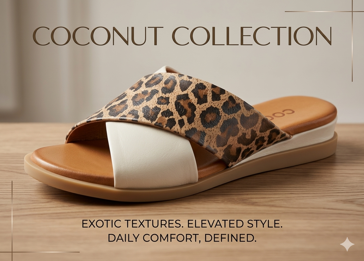 Női nyári bőr  papucs 030.78.2.1345 asit leopar-crema