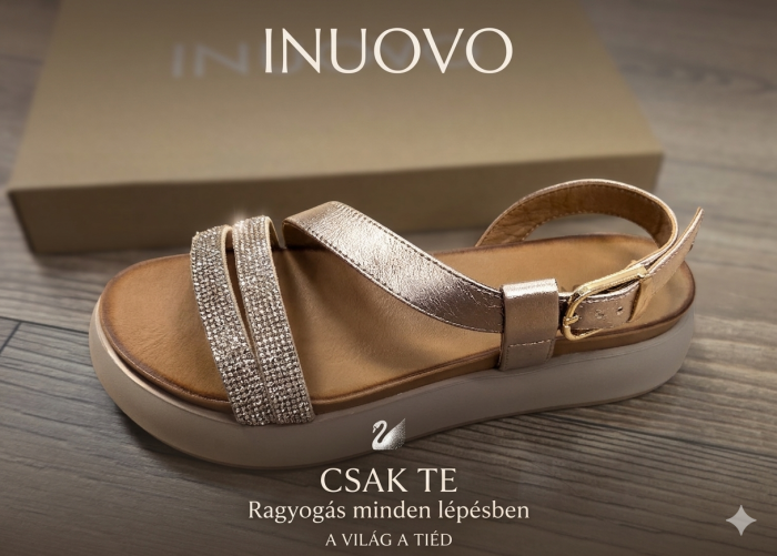 INUOVO női nyári szandál 5IN A96053 METALLICASH large