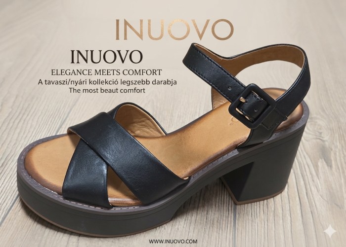 INUOVO női nyári szandál A97001 BLACK large